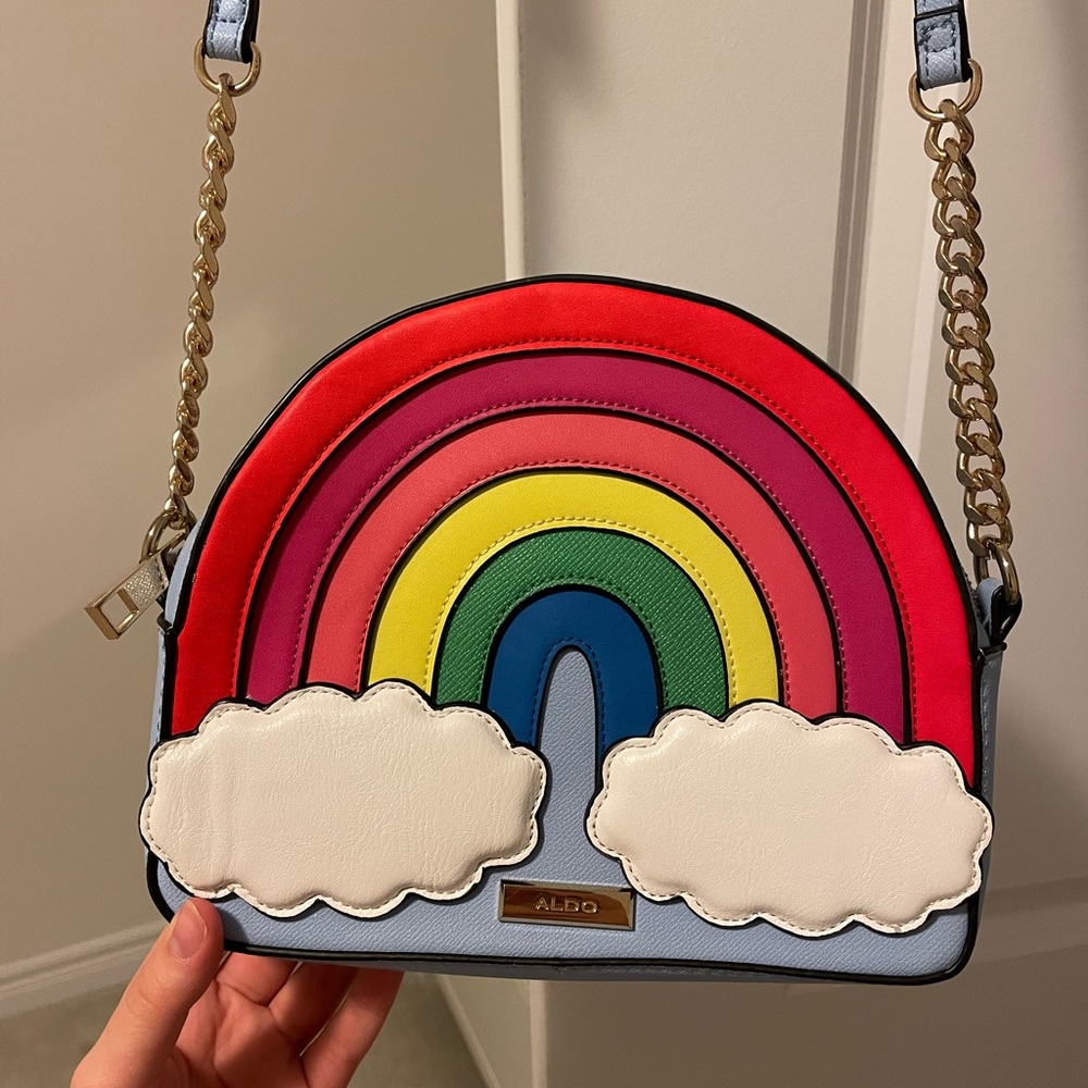ALDO RAINBOW CROSSBODY PURSE